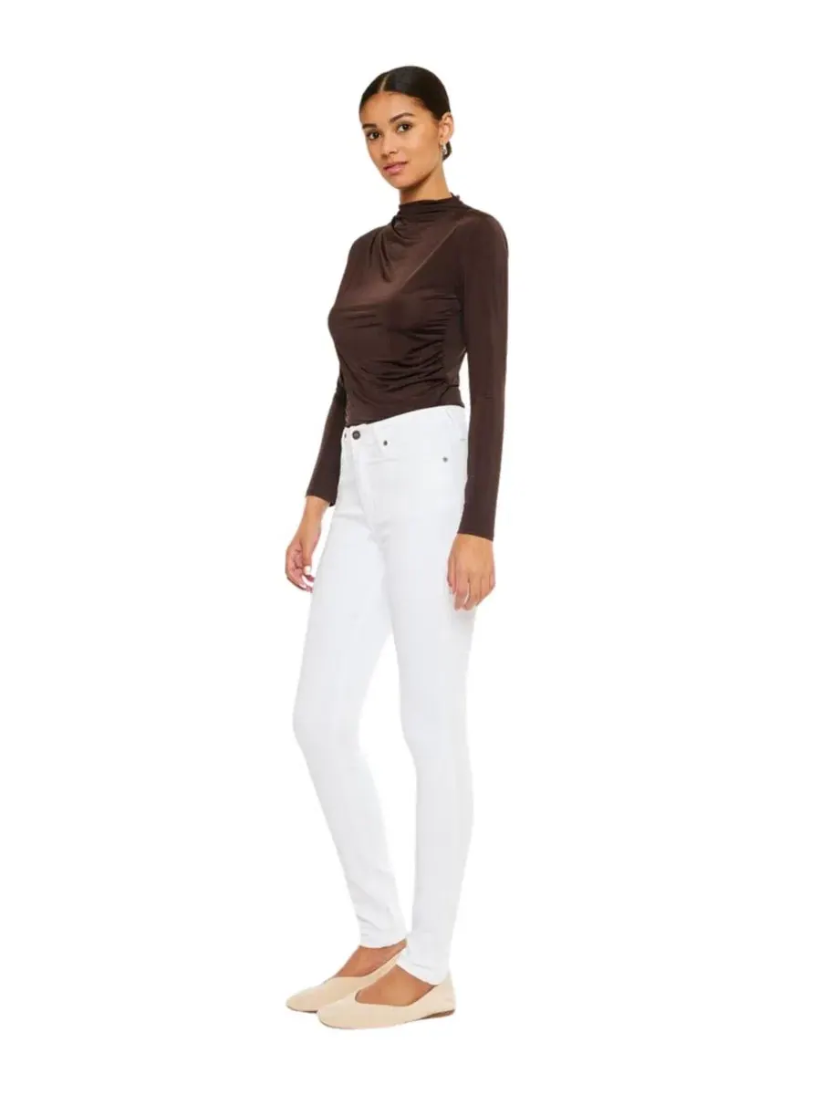 Женские джинсы Vanessa High Rise Super Skinny Kancan — изображение 4 из 9, белый