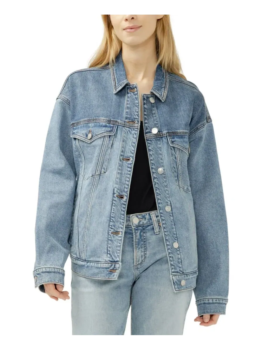 Женская куртка в западном стиле с принтом Silver Jeans Co.
