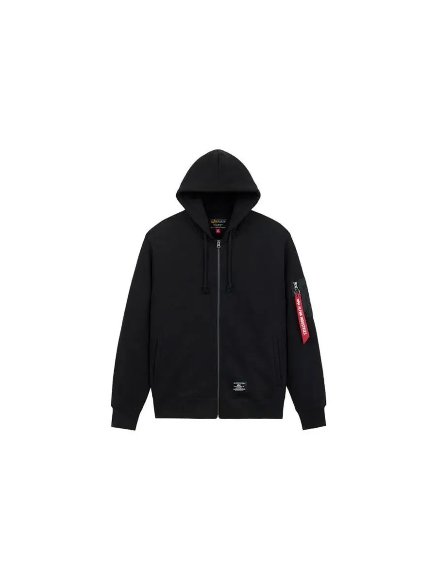 Куртка с капюшоном Alpha Industries — изображение 2 из 3, черный
