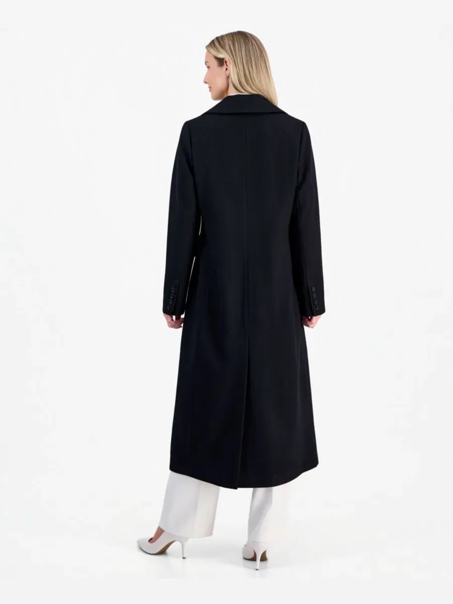 Пальто макси однобортное Anne Klein — изображение 2 из 3, черный