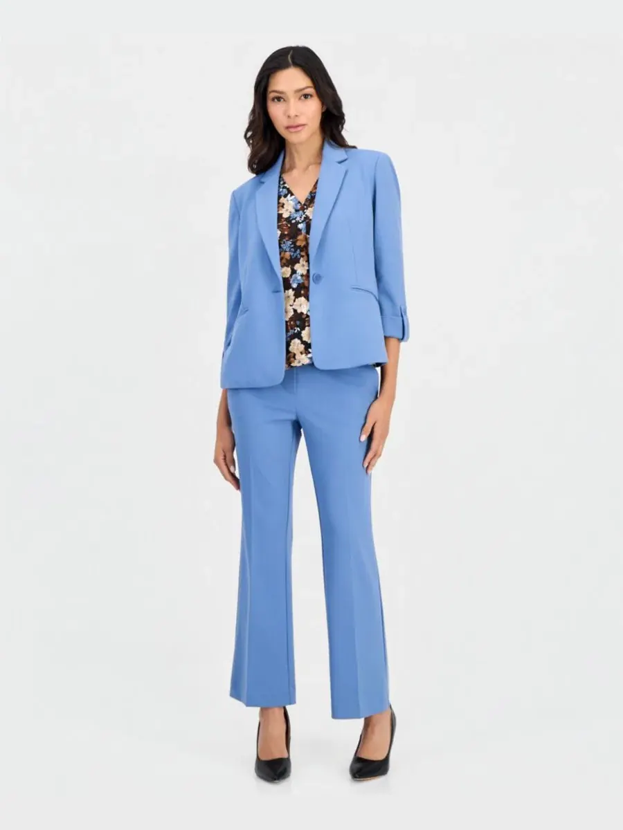 Комплект пиджака, топа и брюк Anne Klein Essentials — изображение 4 из 5, синий