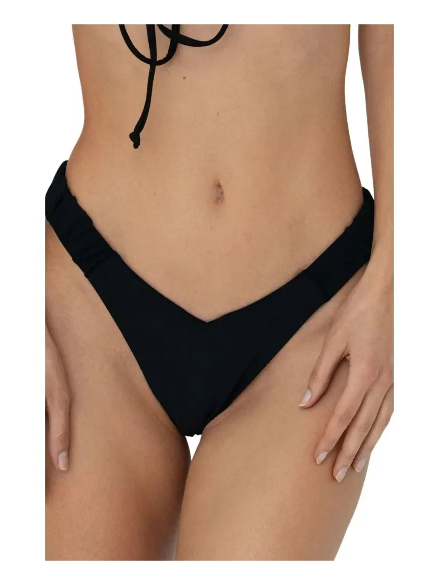 Женские плавки Ivy Bottom Bright Swimwear — изображение 4 из 6, черный