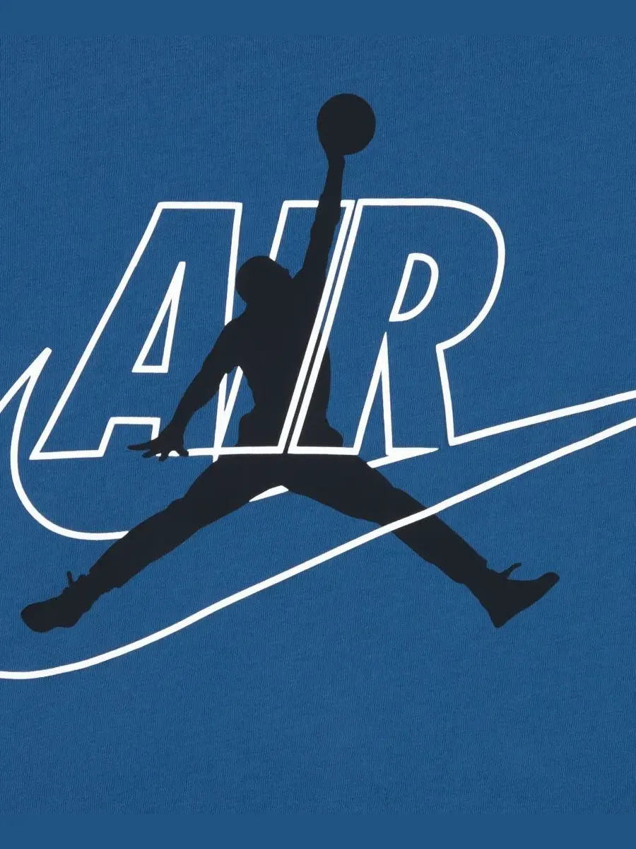 Худи-лонгслив с капюшоном Jumpman Air Jordan — изображение 3 из 3, синий