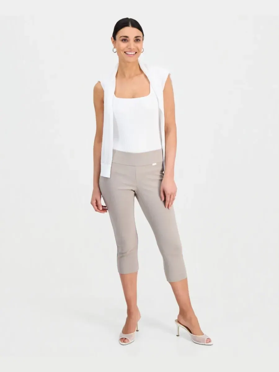 Брюки-капри с заниженной талией, модель Petite Tummy-Control Pull-On I.N.C. International Concepts