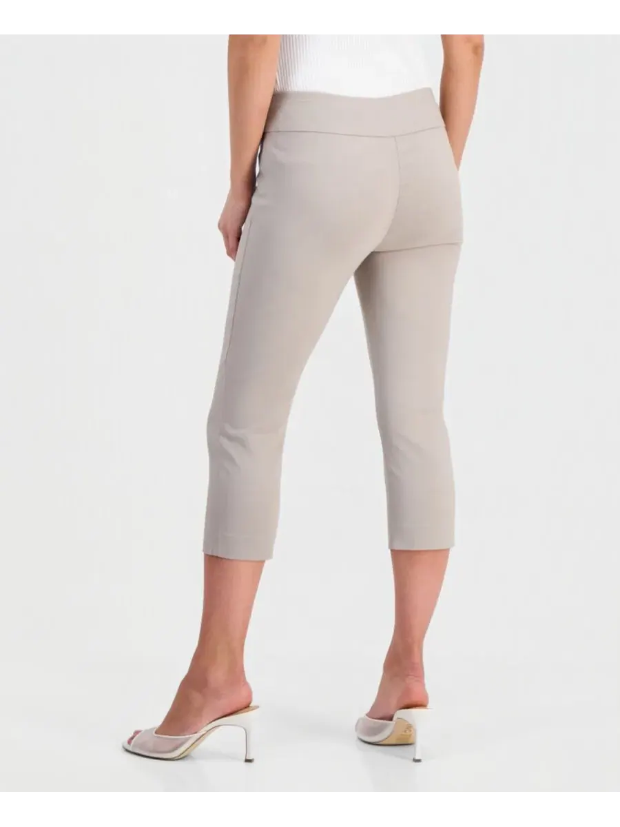 Брюки-капри с заниженной талией, модель Petite Tummy-Control Pull-On I.N.C. International Concepts — изображение 3 из 5
