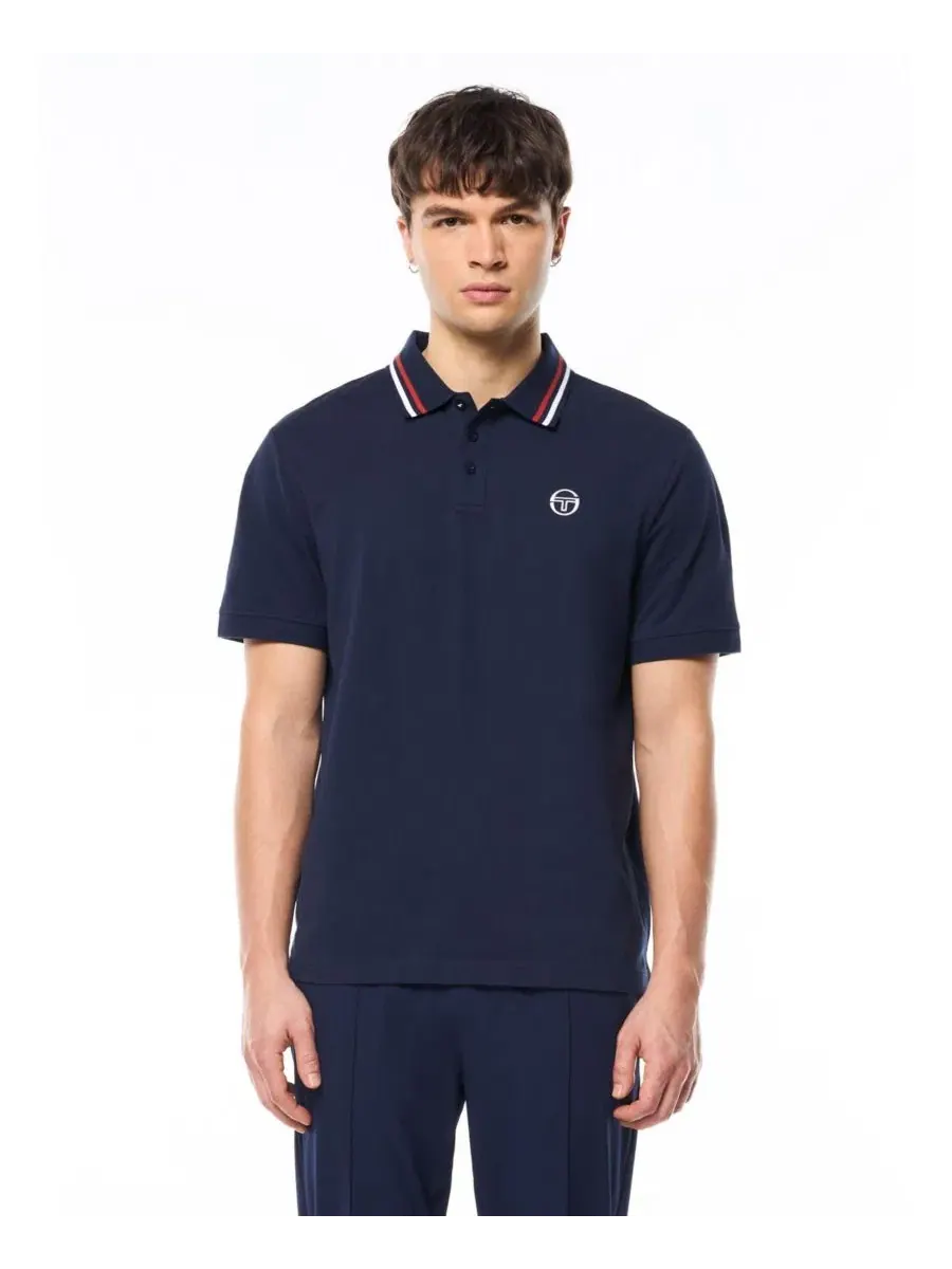 Поло из пике с логотипом Ciro Pique Sergio Tacchini