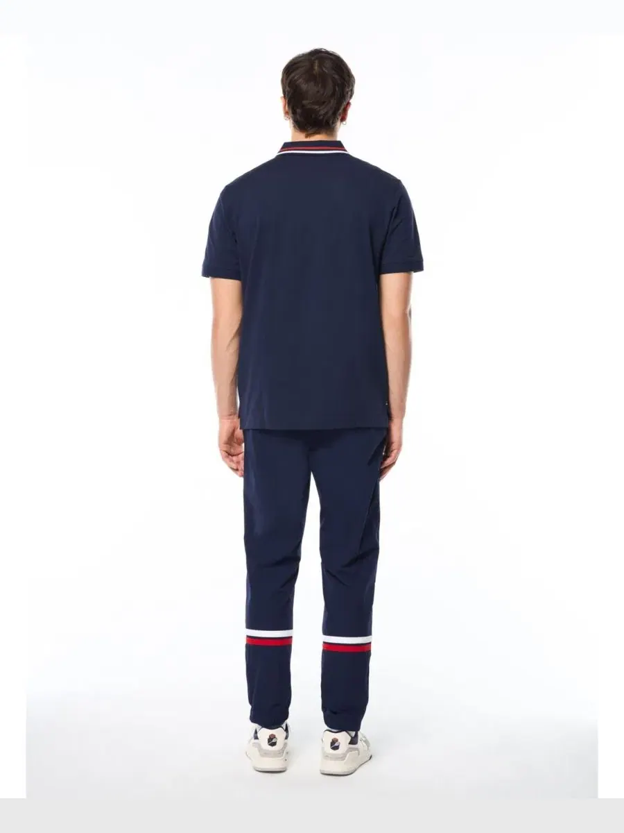 Поло из пике с логотипом Ciro Pique Sergio Tacchini — изображение 2 из 5, синий