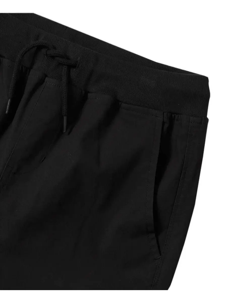 Штаны с усиленными коленями Iron Knee Pull On Lands' End — изображение 3 из 3, черный