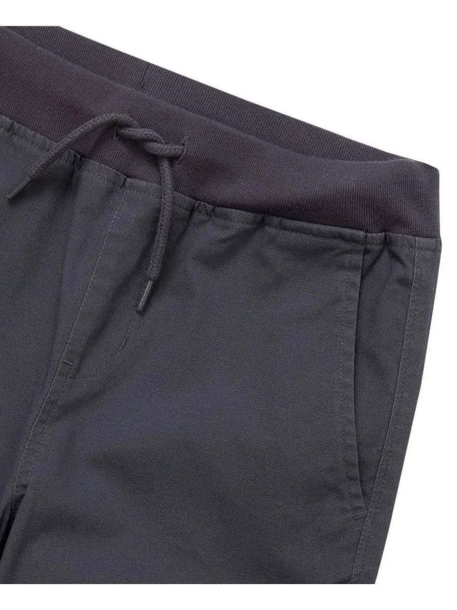 Штаны с усиленными коленями Boys Iron Knee Pull On Pants Lands' End — изображение 3 из 3, темный серый