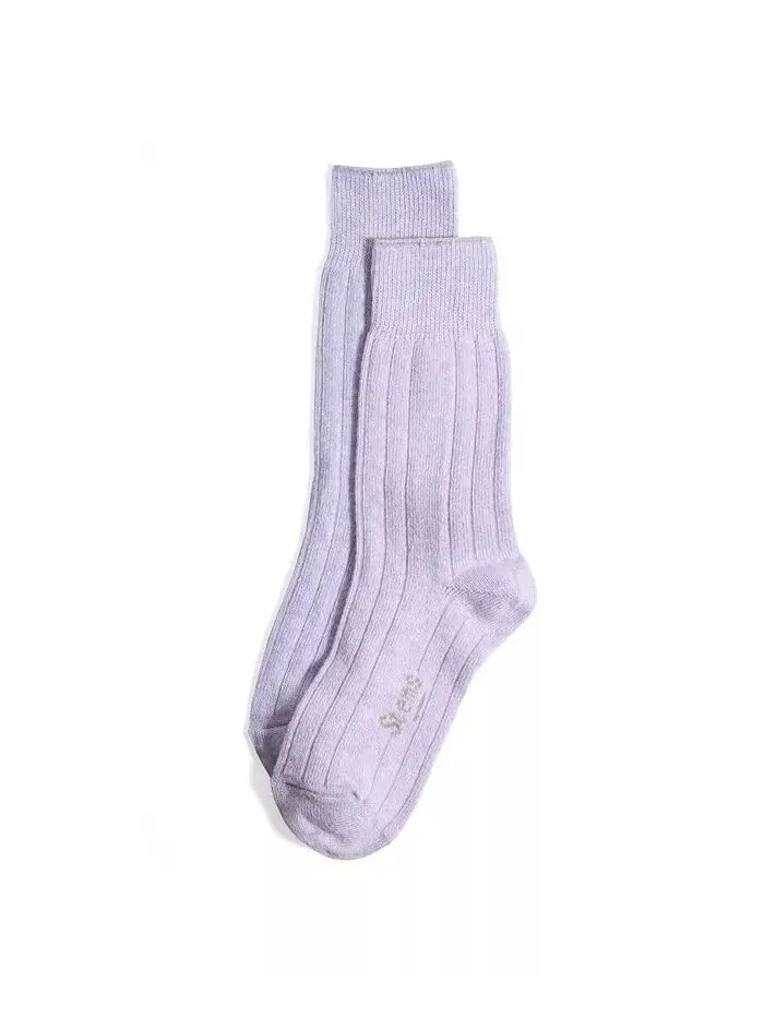 Женские носки Lux Italian Wool Cashmere Crew Socks в подарочной коробке Stems