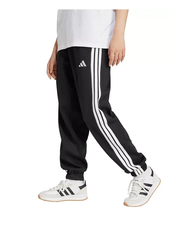 Женские свободные флисовые брюки Essentials с тремя полосками adidas