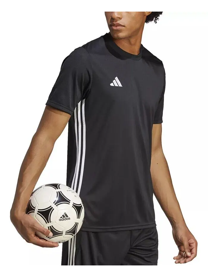 Футболка мужская Tabela 23 Slim-Fit Performance adidas — изображение 4 из 6, черный/белый