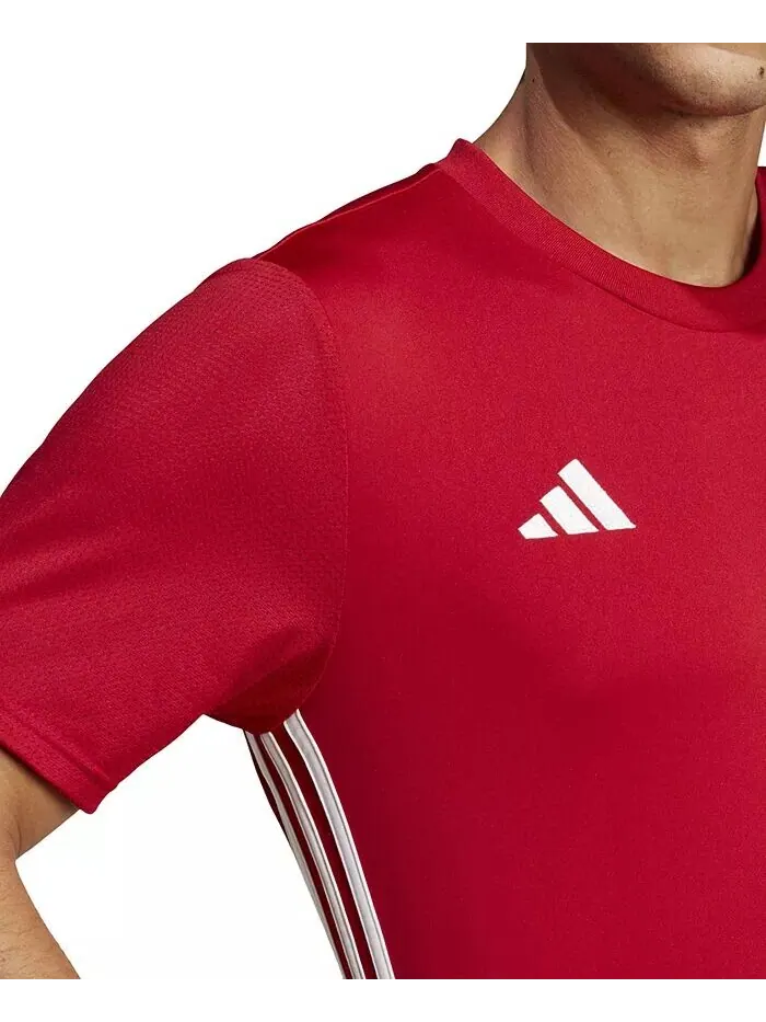 Мужская футболка Tabela 23 Slim Fit Performance adidas — изображение 3 из 5, красный/белый