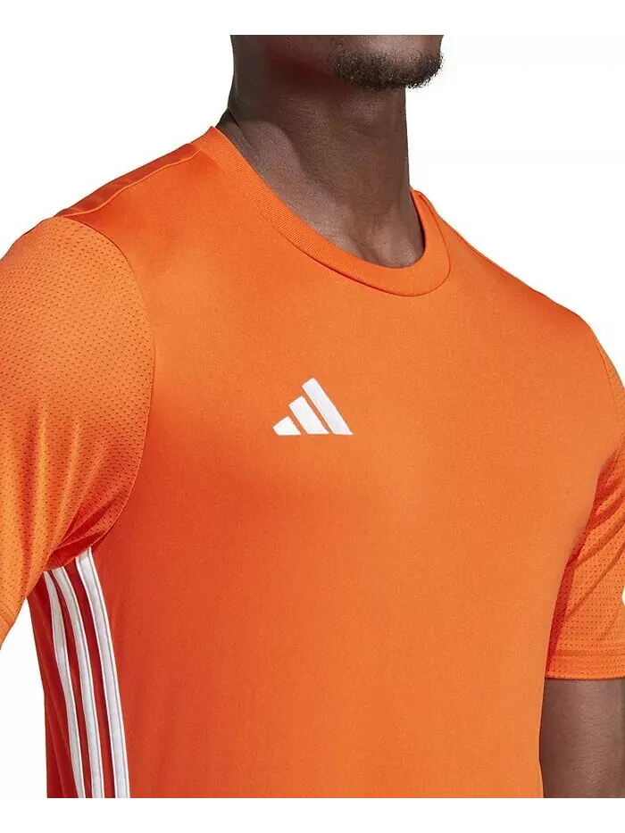Мужская футболка Tabela 23 Slim Fit Performance adidas — изображение 3 из 5, оранжевый/белый