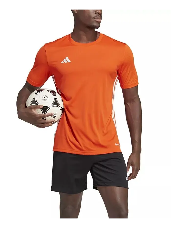 Мужская футболка Tabela 23 Slim Fit Performance adidas — изображение 4 из 5, оранжевый/белый