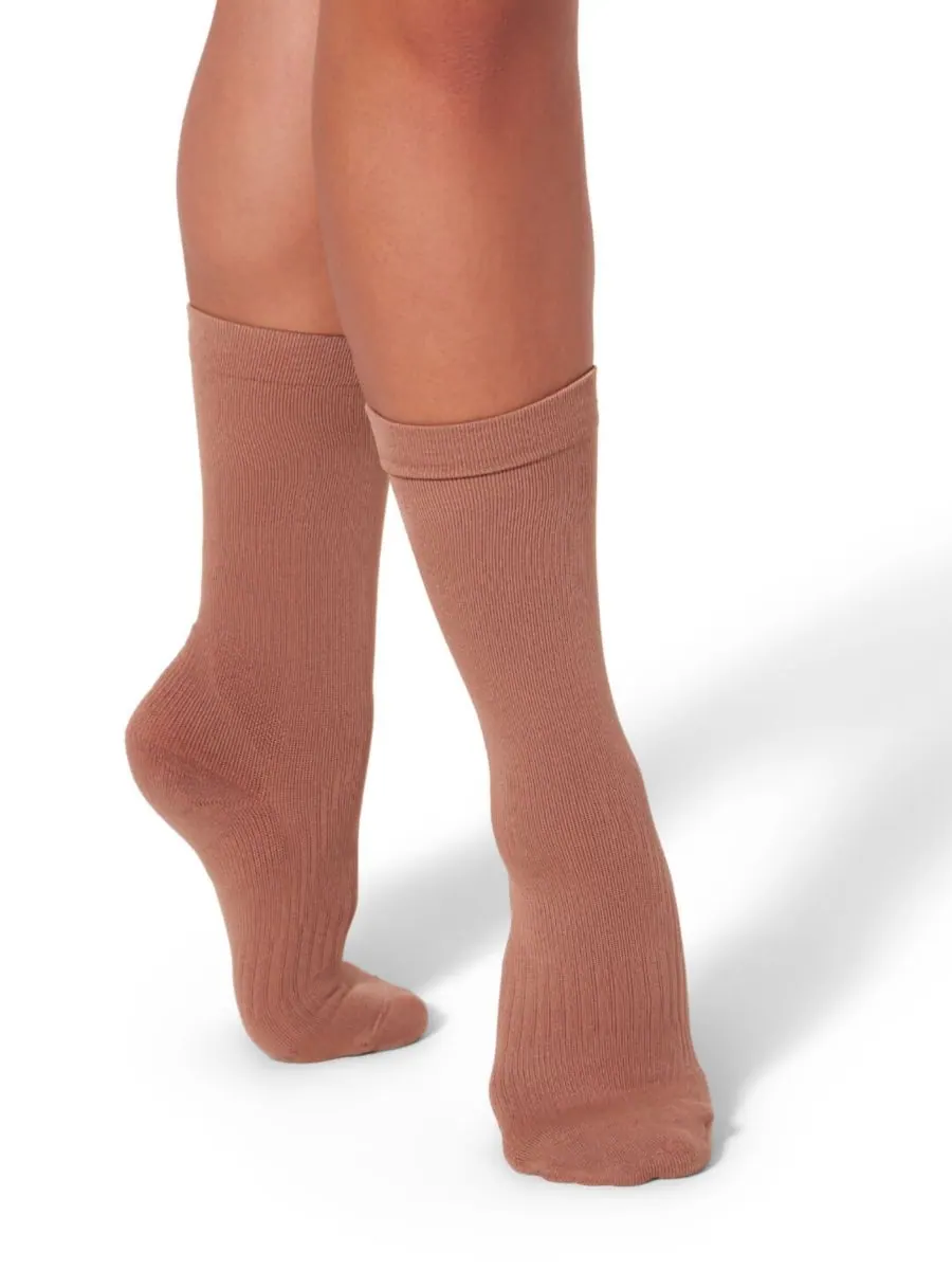 Женские носки Lifeknit длиной до икры Capezio, Skintone 30 — изображение 1 из 6, бежевый