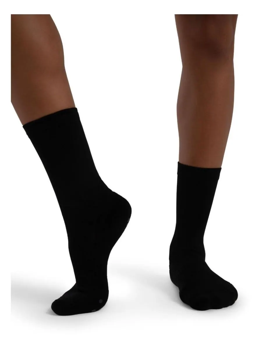 Женские носки Lifeknit длиной до икры Capezio — изображение 3 из 5, черный