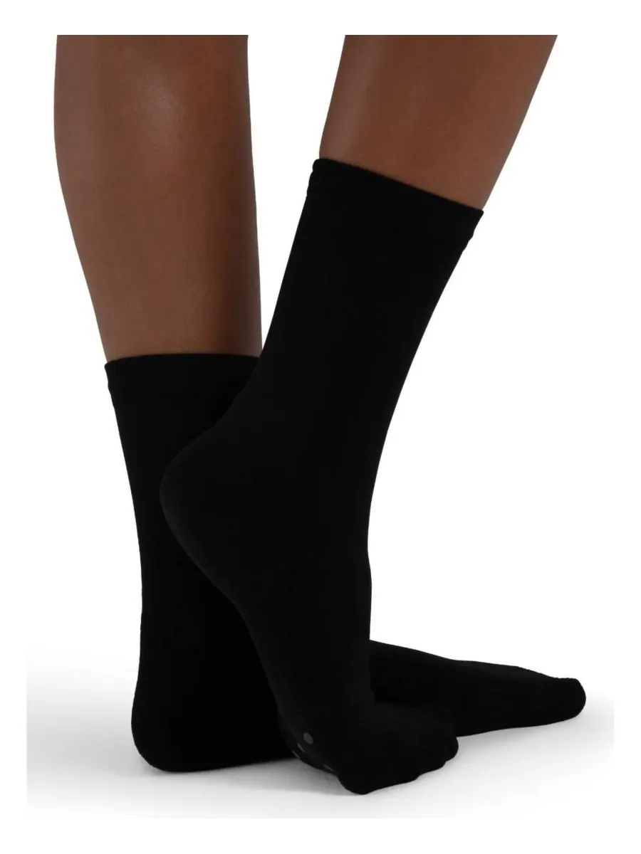 Женские носки Lifeknit длиной до икры Capezio — изображение 4 из 5, черный