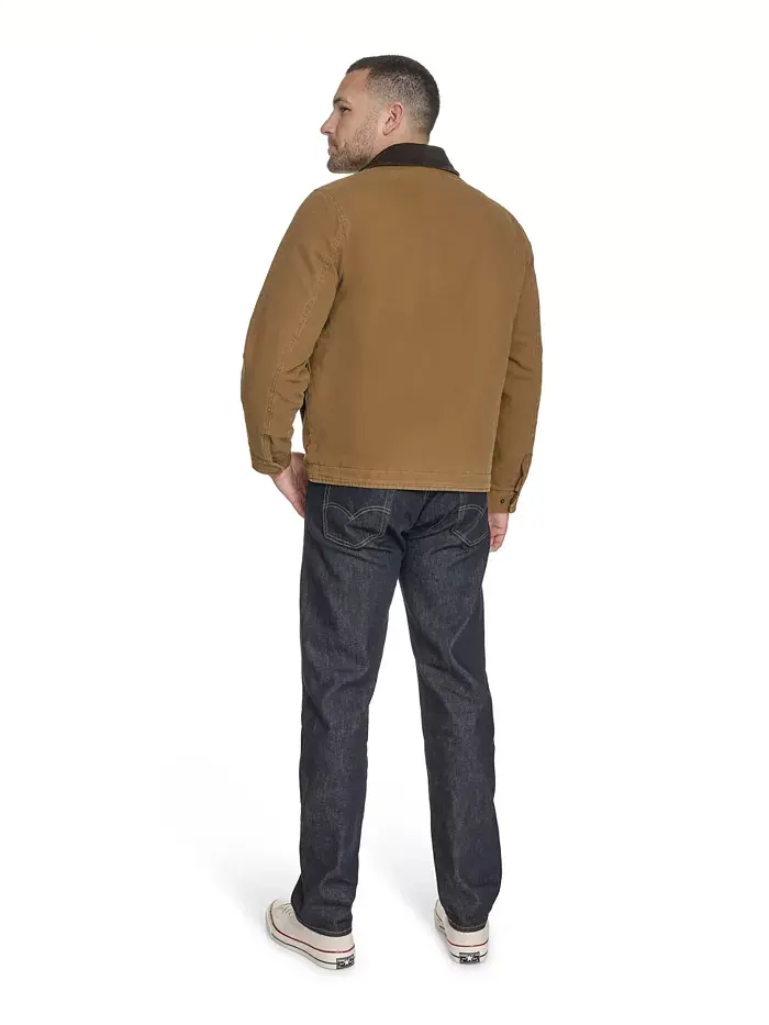 Мужская куртка Depot из хлопкового канваса Levi'S — изображение 6 из 10, коричневый