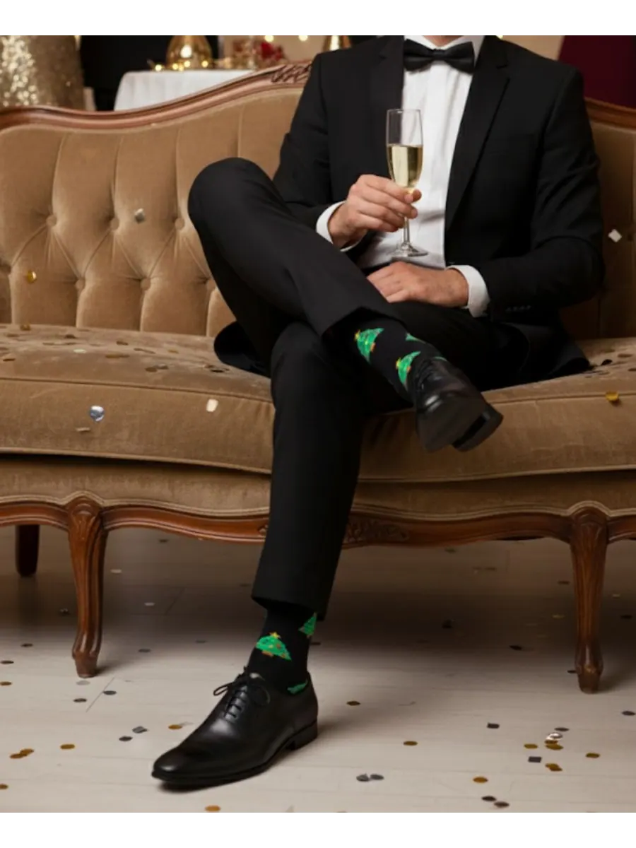 Мужские носки для украшения елки Love Sock Company — изображение 2 из 3, черный