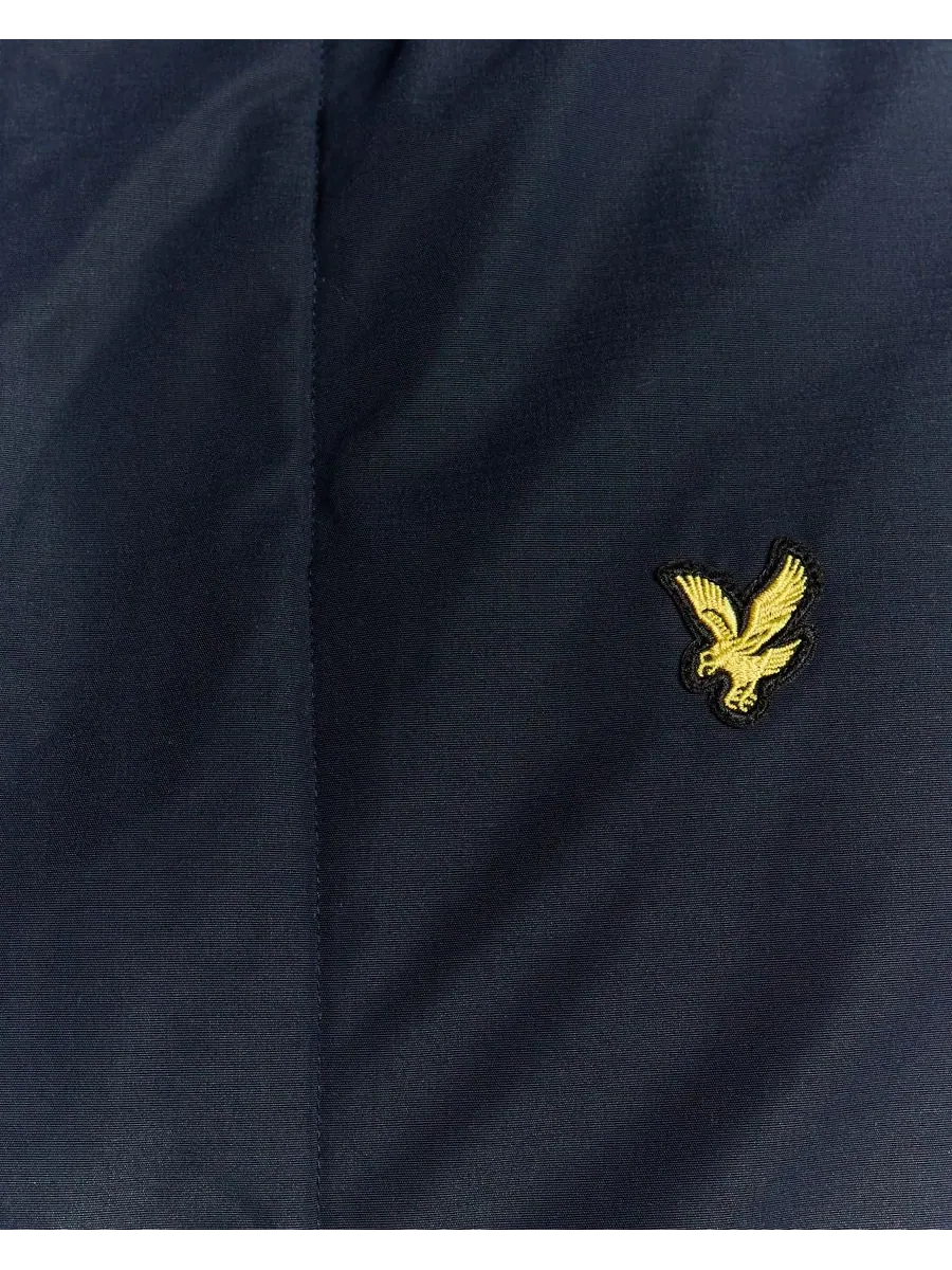 Мужская парка с длинными рукавами и капюшоном из мембранной ткани Lyle & Scott — изображение 5 из 8, темный темно-синий