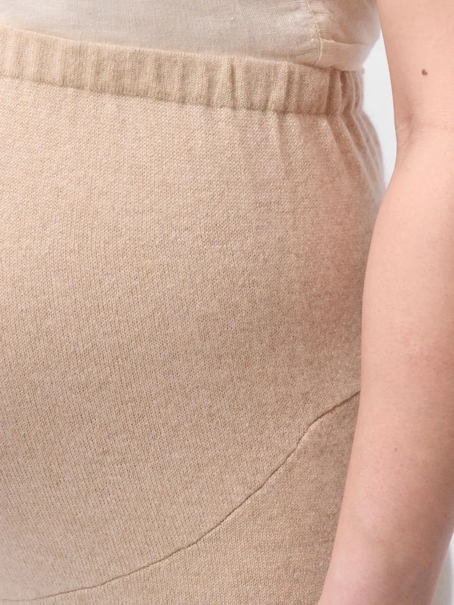 Кашемировые трикотажные брюки для беременных Gobi Cashmere, Neutral-navajo — изображение 7 из 8