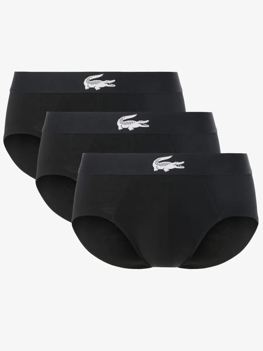 Мужские трусы Lacoste стандартного кроя, комплект из 3 штук