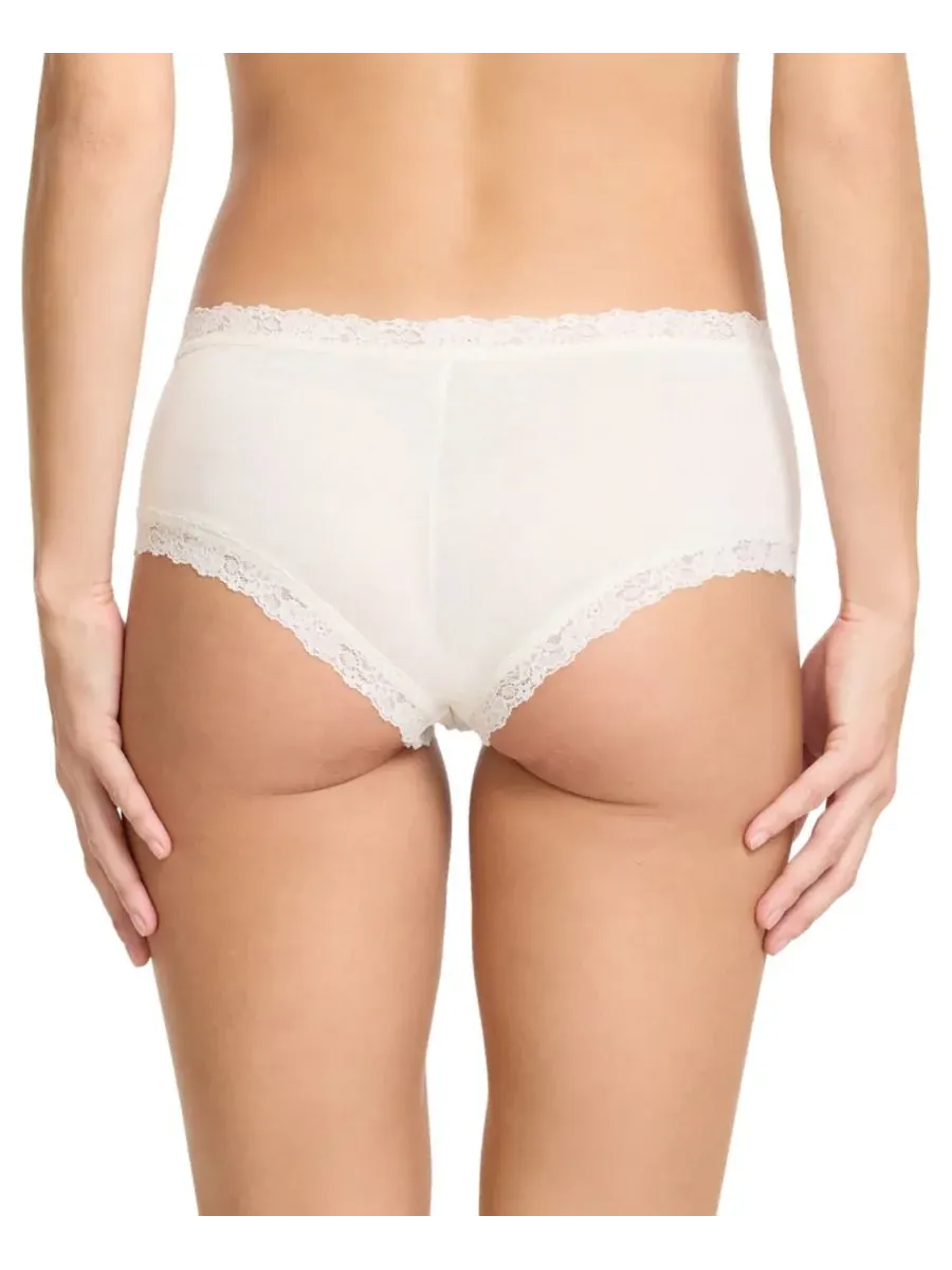 Женские шорты Dream Ease Boyshort Hanky Panky, светлый-айвори — изображение 2 из 5, светлый слоновая кость