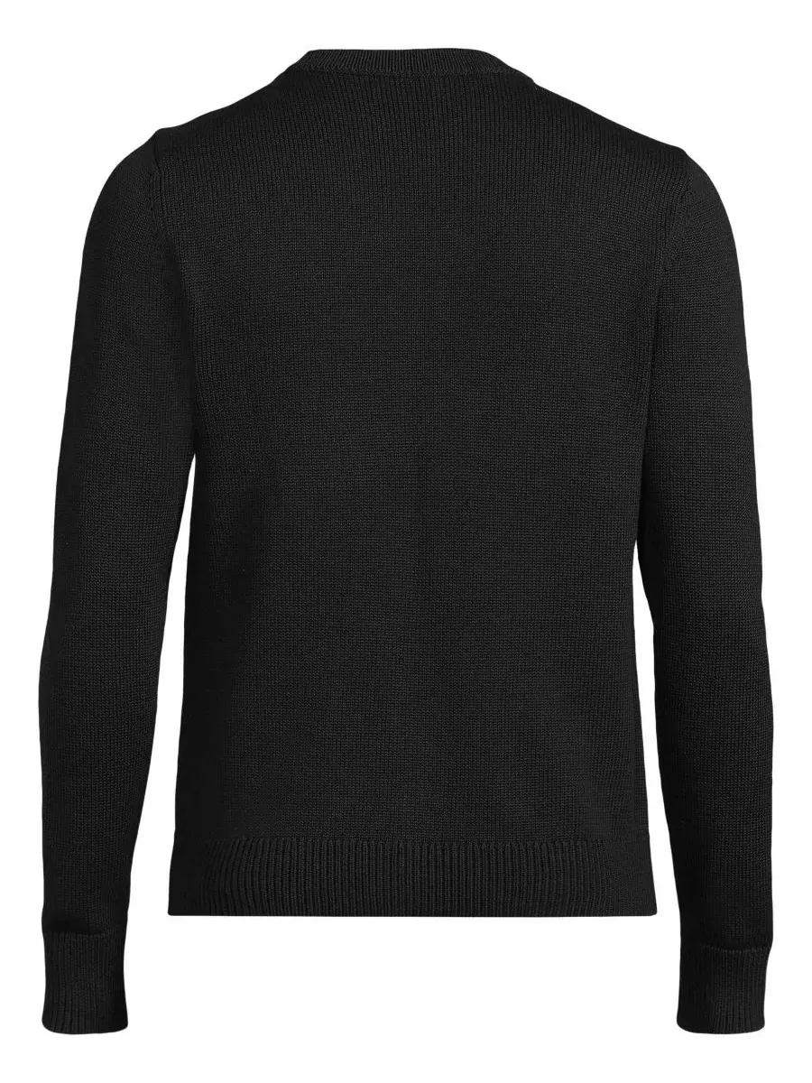 Мужской взрослый кардиган Legacy Varsity Lands' End — изображение 4 из 4, черный