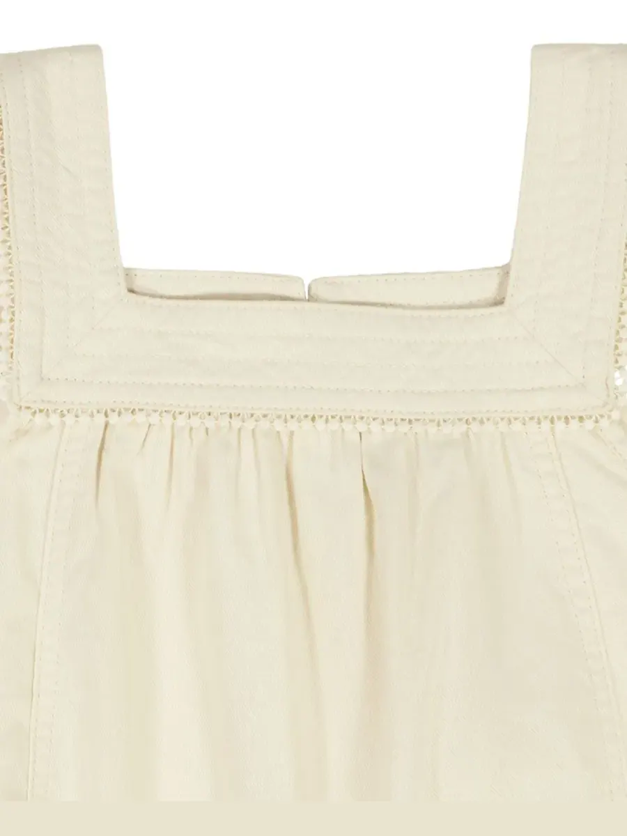Детская блузка из саржи с оборками, размер 7-16 Tommy Hilfiger — 6