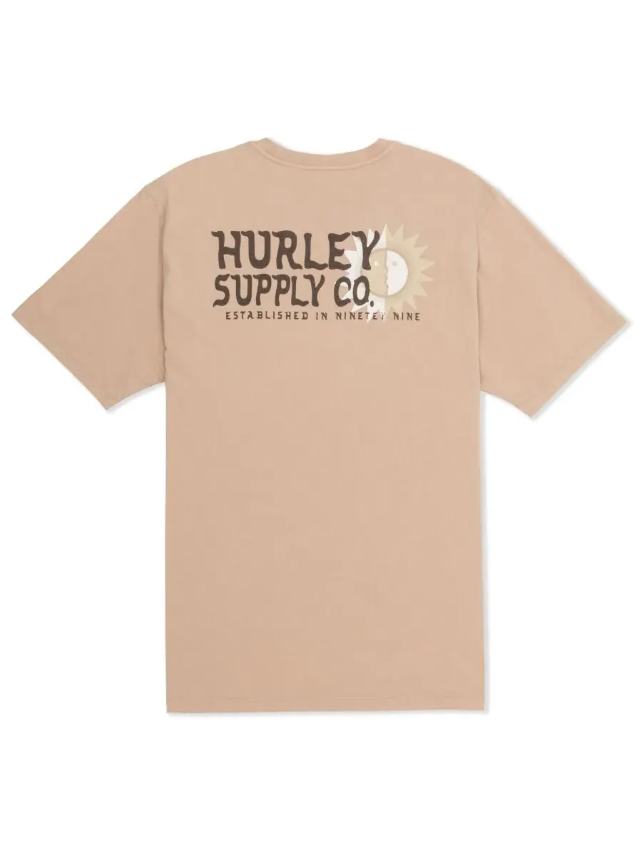 Мужская футболка с коротким рукавом "День и ночь" Hurley — изображение 6 из 7, серый