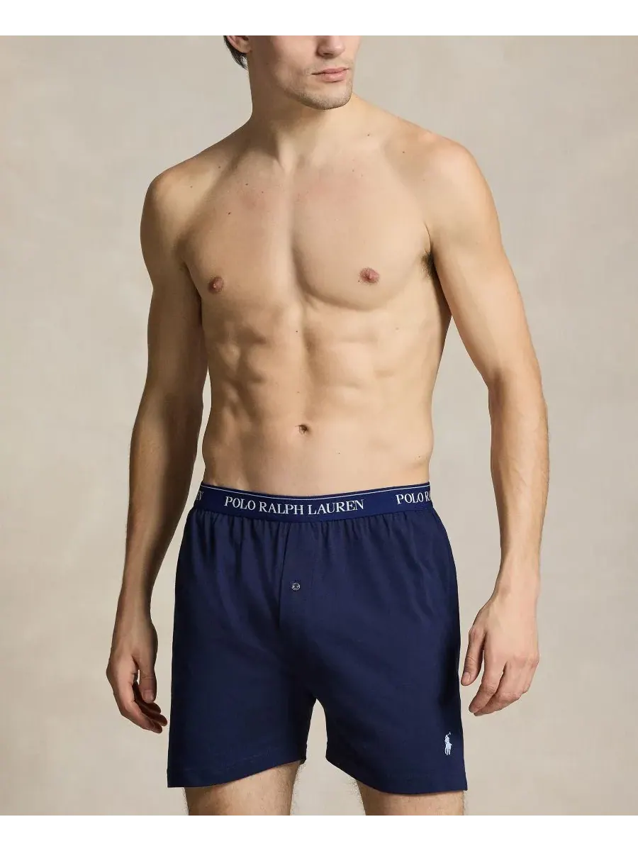 Polo Ralph Lauren Мужские классические трикотажные боксеры, комплект из 3 штук — изображение 2 из 6