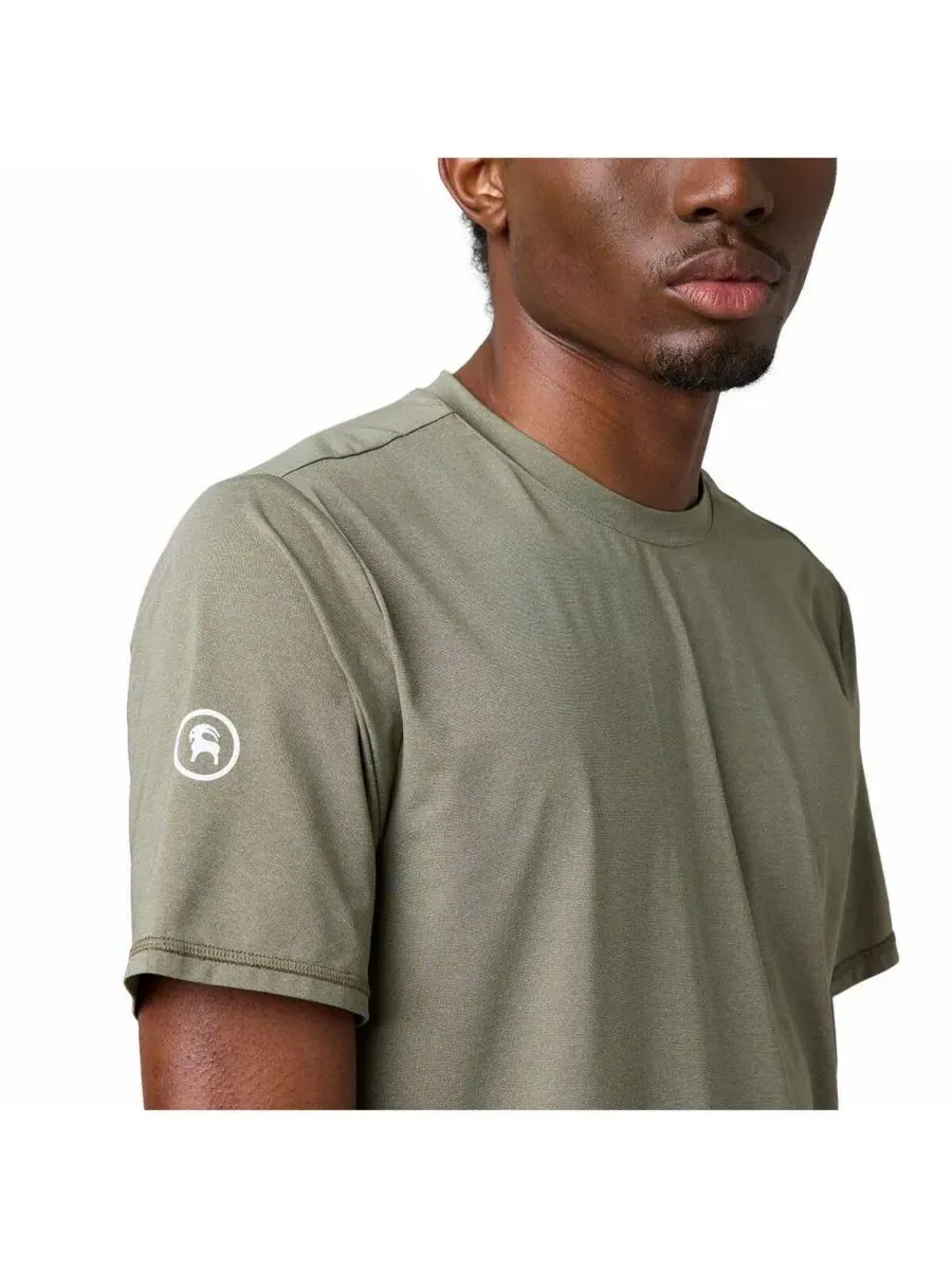 Футболка с коротким рукавом Tahoe Pro LT Sun Short-Sleeve Crew Backcountry — изображение 3 из 8, каламата