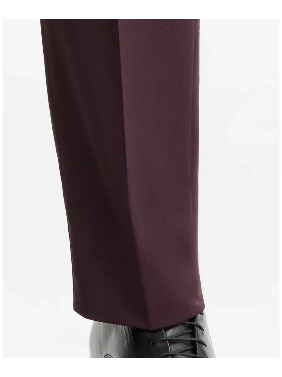 Брюки костюмные узкие из шерстяной смеси Slim Fit Calvin Klein — 5