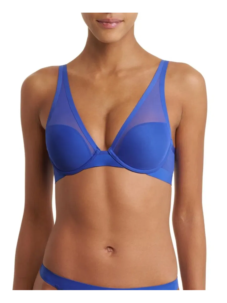 Бюстгальтер-майка с глубоким вырезом True Zen Mesh Plunge Natori