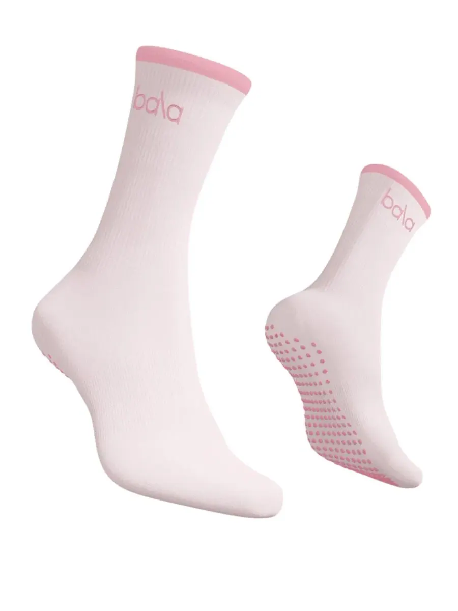 Носки с захватом для пилатеса, пара, модель High Sock Bala