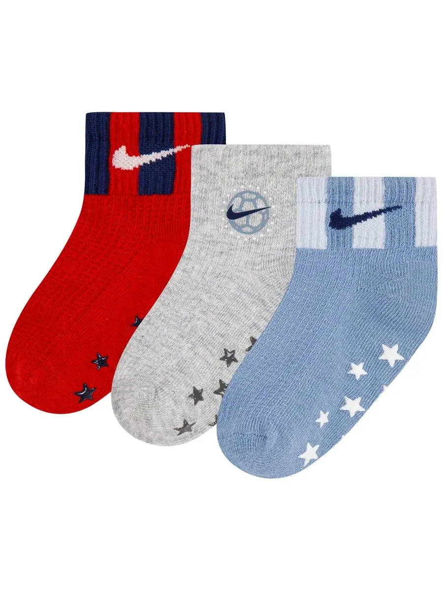 Комплект носков с прорезиненными стопами, 3 пары Nike