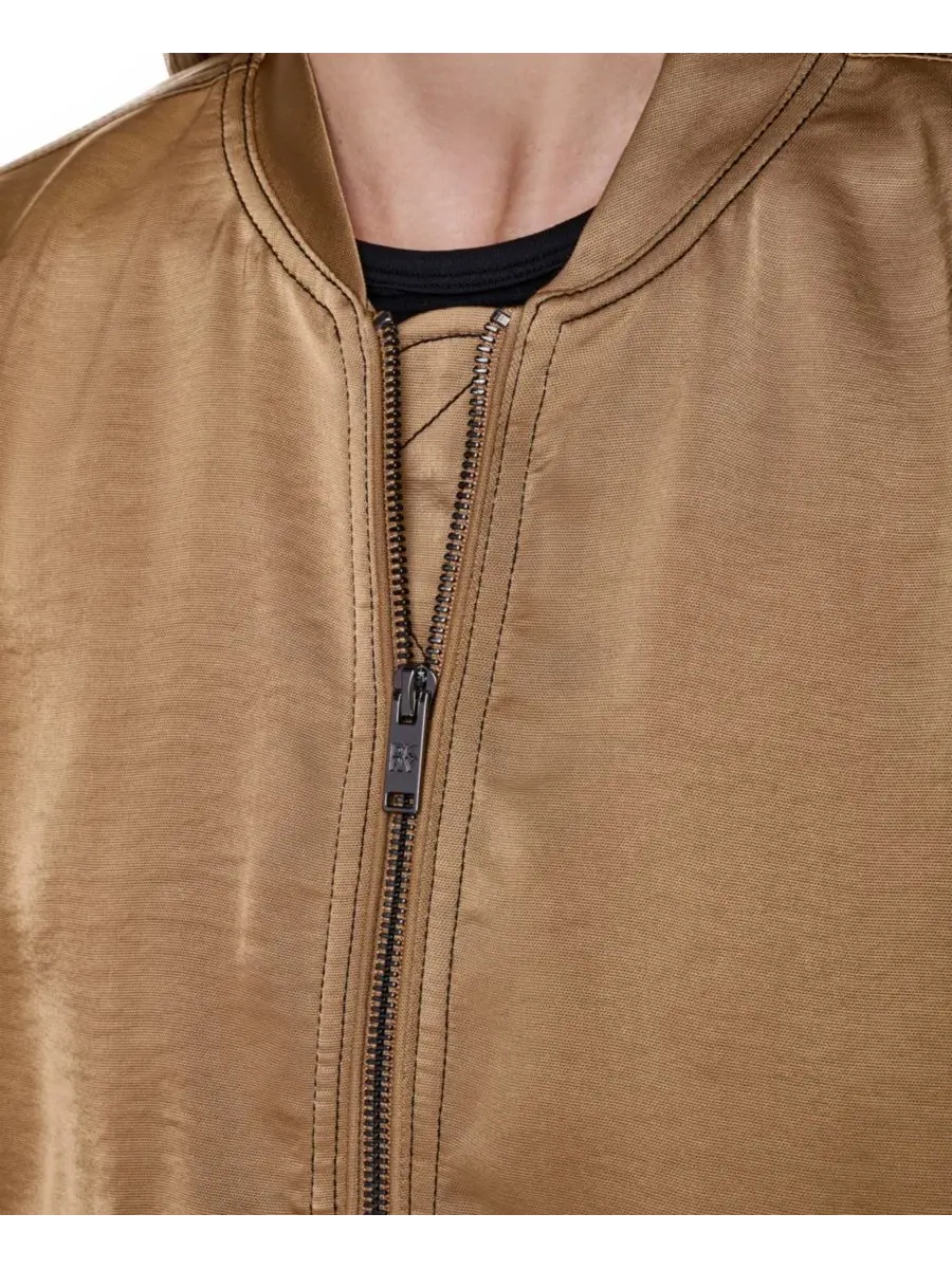 Женская куртка с контрастной отстрочкой и застежкой-молнией, модель Roll-Tab Contrast Stitch Glazed — изображение 6 из 10