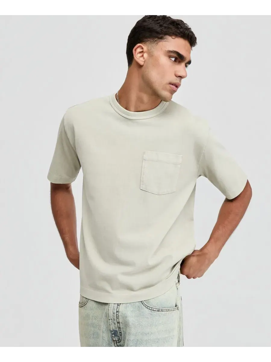 Футболка мужская свободного кроя с нагрудным карманом Mode of One, Malibu Dune — изображение 1 из 6