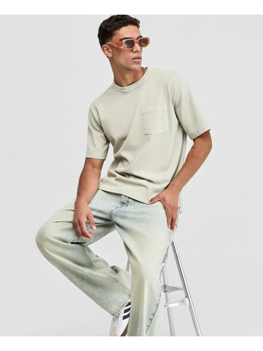 Футболка мужская свободного кроя с нагрудным карманом Mode of One, Malibu Dune — изображение 2 из 6
