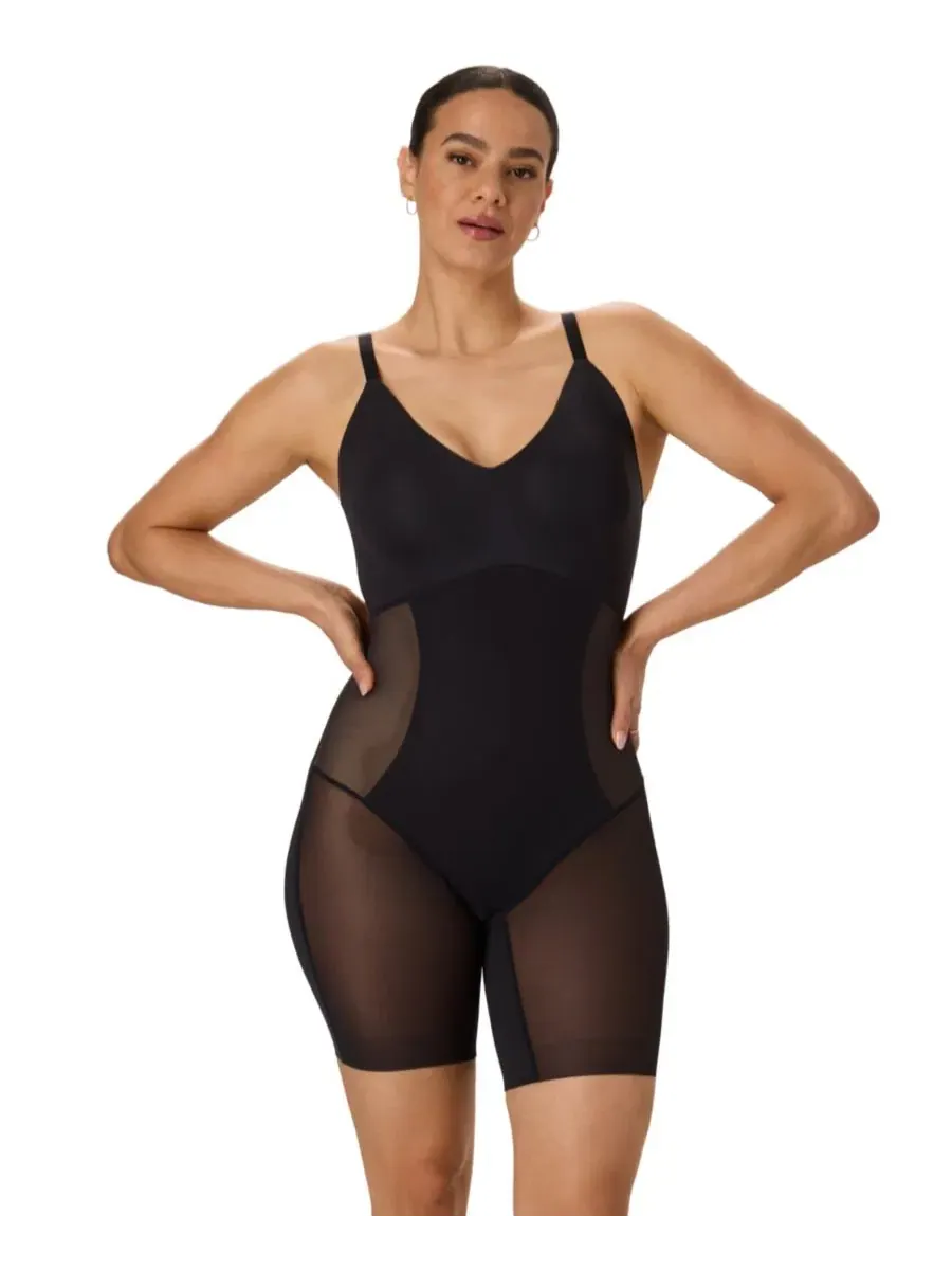 Утягивающий боди-комбинезон до середины бедра Sculpting Mid-Thigh Bodysuit Maidenform