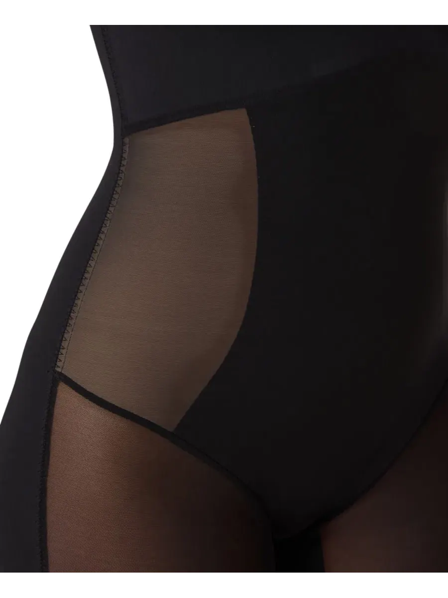 Утягивающий боди-комбинезон до середины бедра Sculpting Mid-Thigh Bodysuit Maidenform — изображение 7 из 7, черный