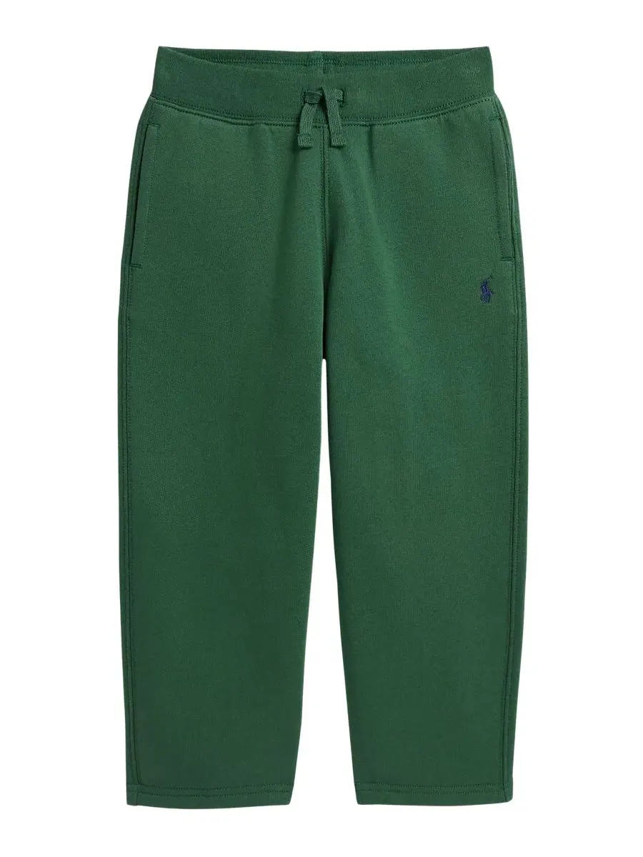 Детские флисовые спортивные брюки с эластичным поясом и вышивкой Polo Ralph Lauren