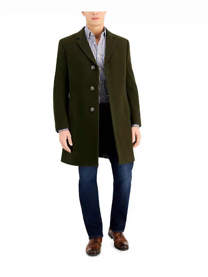 Мужское пальто Barge Classic Fit из шерсти с кашемиром Nautica