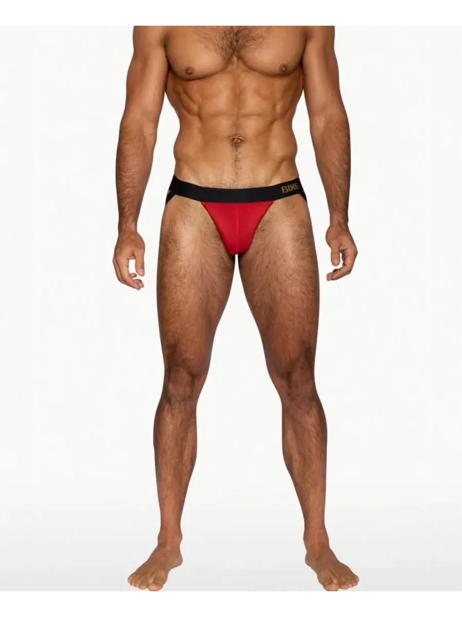 Трусы-джаз с поддержкой Active Jockstrap BIKE Athletic — красный