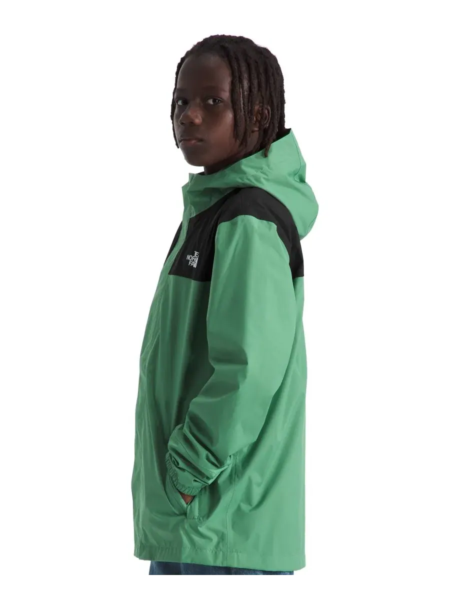 Детская дождевая куртка с капюшоном Antora Hooded Rain Jacket The North Face — изображение 4 из 5, водоросль