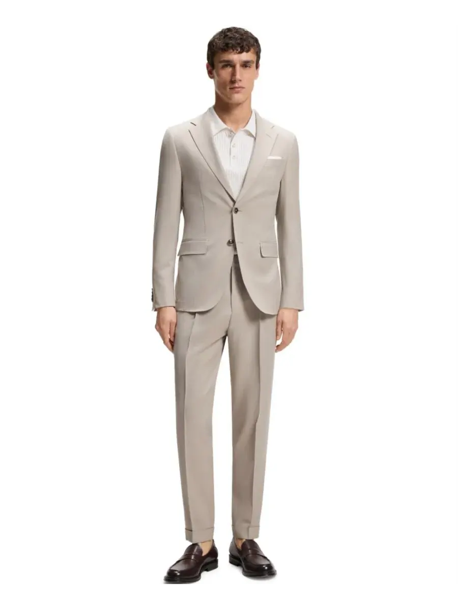 Костюм-двойка из шерсти с шелком, Slim Fit, BOSS by Hugo Boss