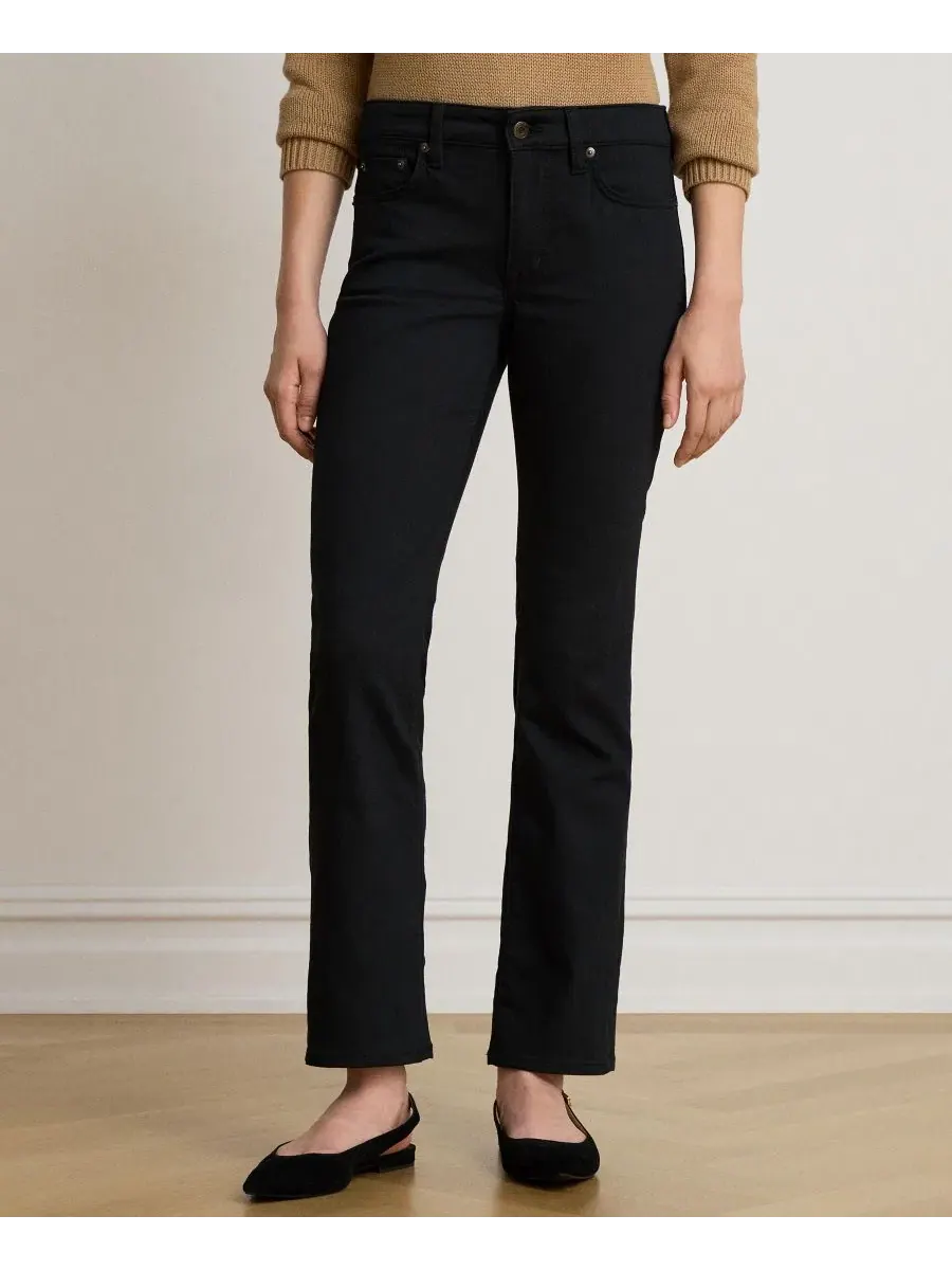 Джинсы прямые с заниженной талией, модель Slim Straight Lauren Ralph Lauren