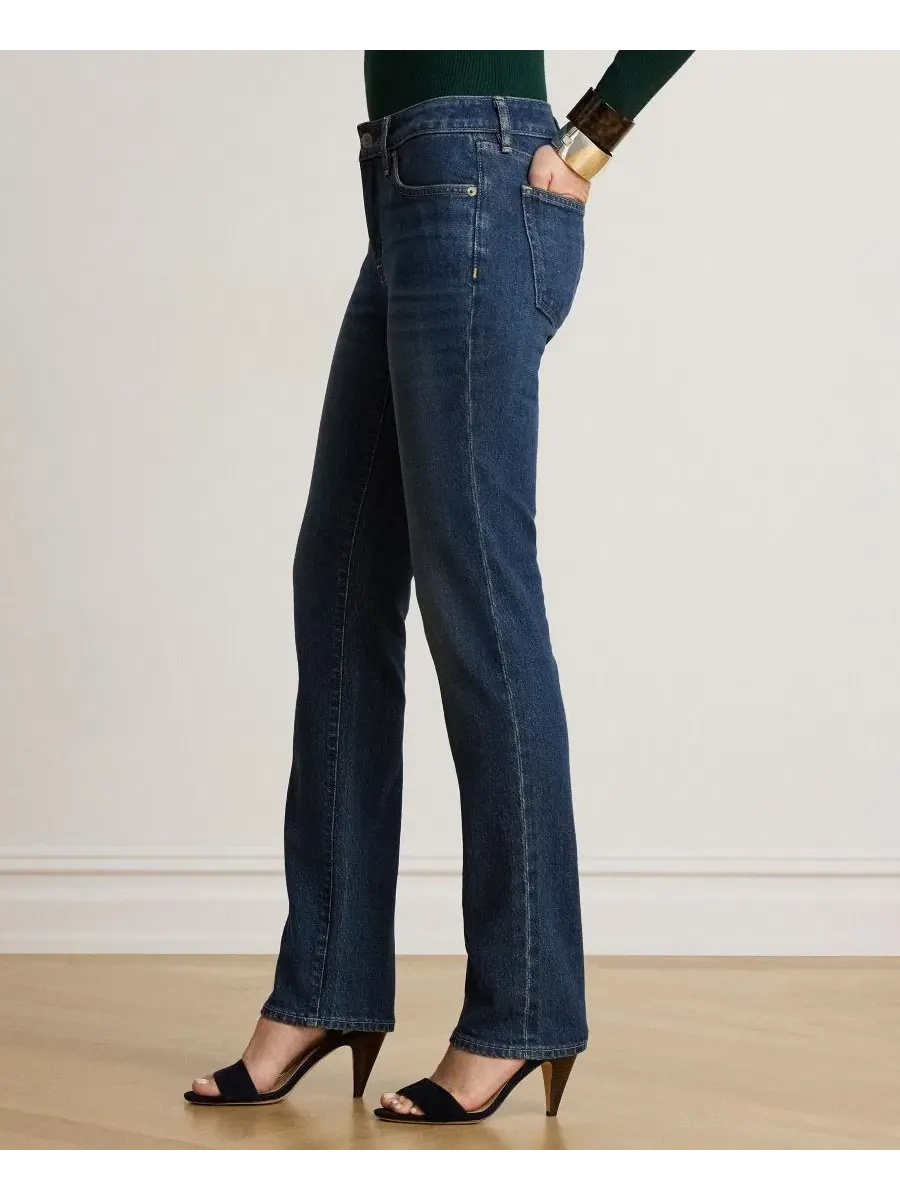 Джинсы прямого кроя с заниженной талией Marina Wash Lauren Ralph Lauren — изображение 5 из 8