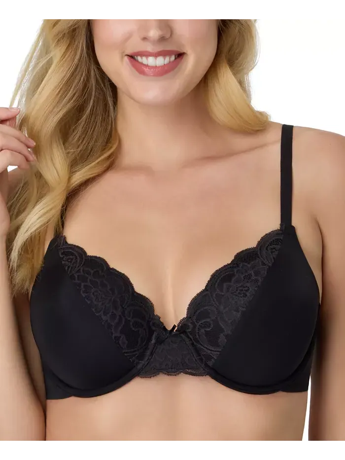 Бюстгальтер с косточками Comfort Devotion Extra Coverage Lace Shaping 9404 Maidenform — изображение 1 из 7, черный